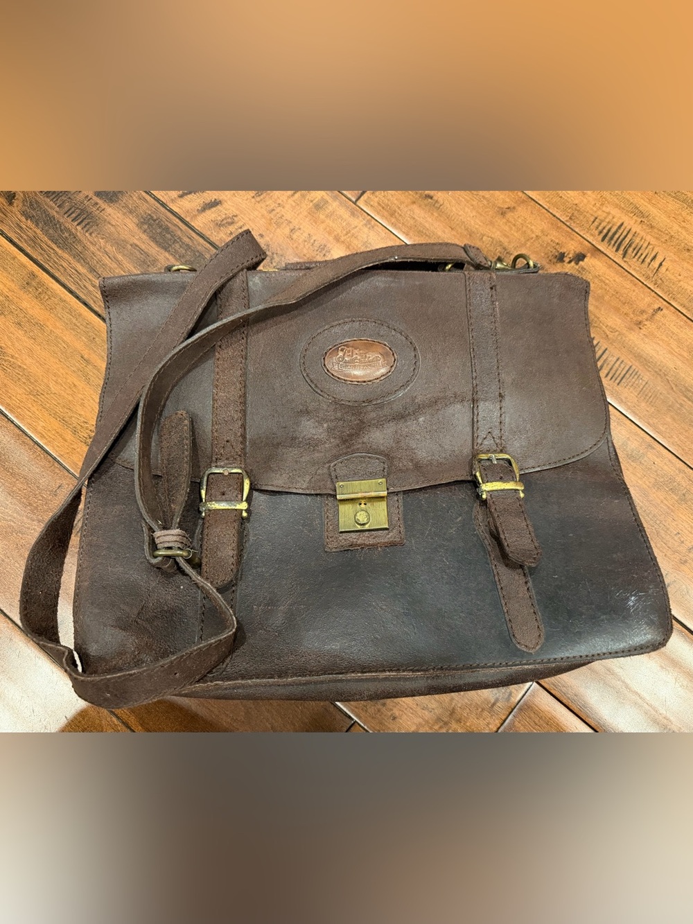 Vintage Giani Franco Genuine Leather Messenger Bag